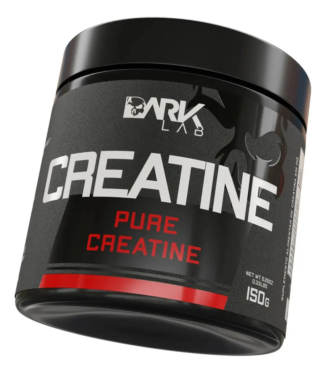 Creatina Monohidratada Em Pote 150g 100% Pura Dark Lab