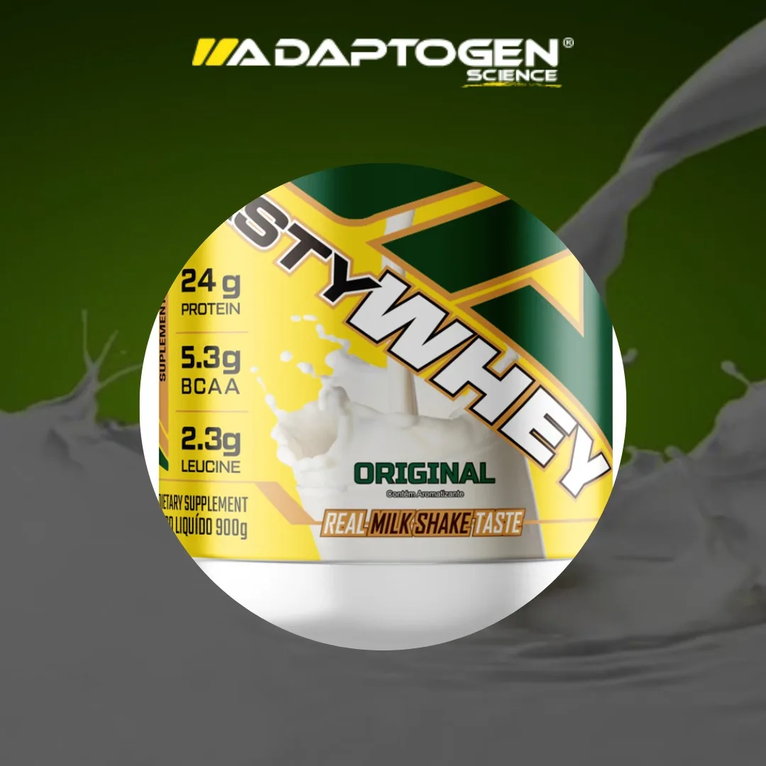 Suplemento em pó Tasty Whey Adaptogen Science proteínas sabor clásico 900g