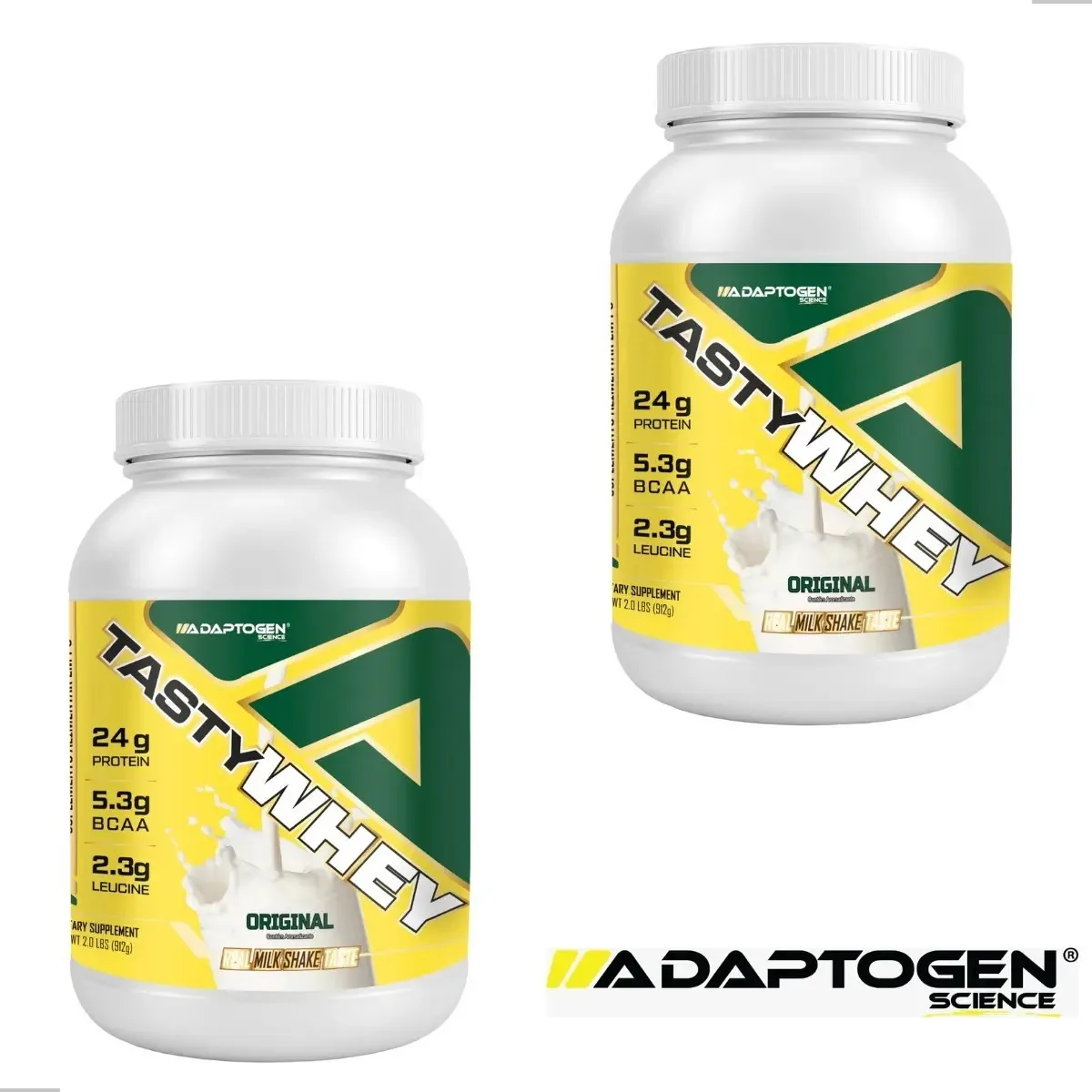 Suplemento em pó Tasty Whey Adaptogen Science proteínas sabor clásico 900g