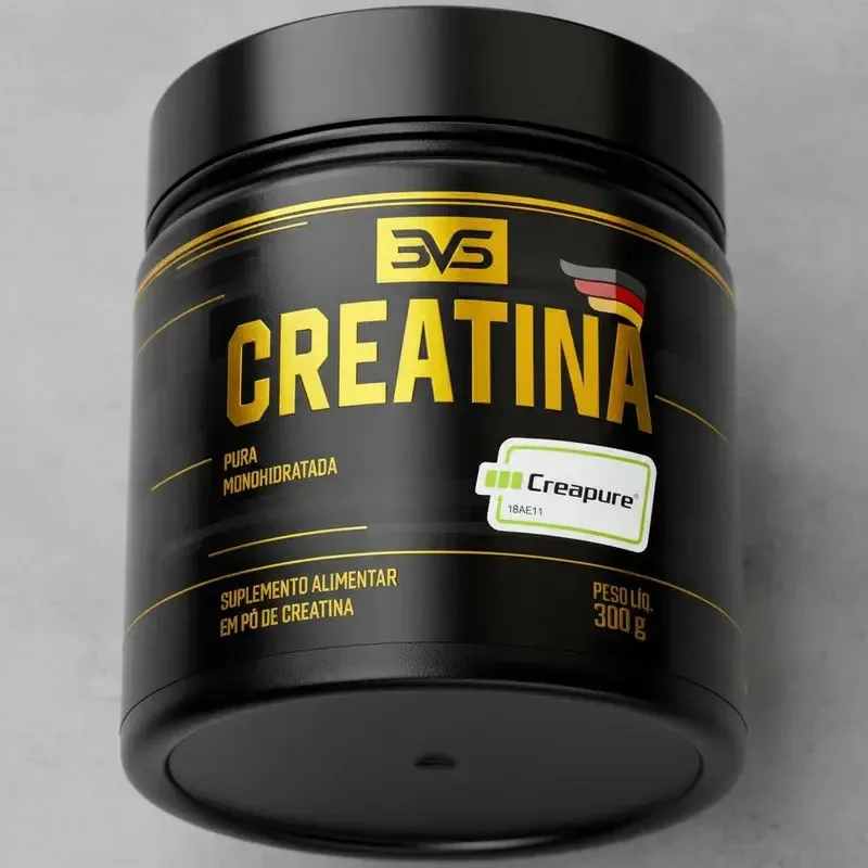 Creatina Creapure® 300g - 100% Pura e Produzida com Matéria-prima Alemã - 3vs Nutrition