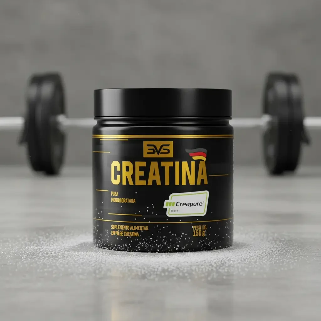 Creatina Creapure® 150g - 100% Pura e Produzida com Matéria-prima Alemã - 3VS Nutrition