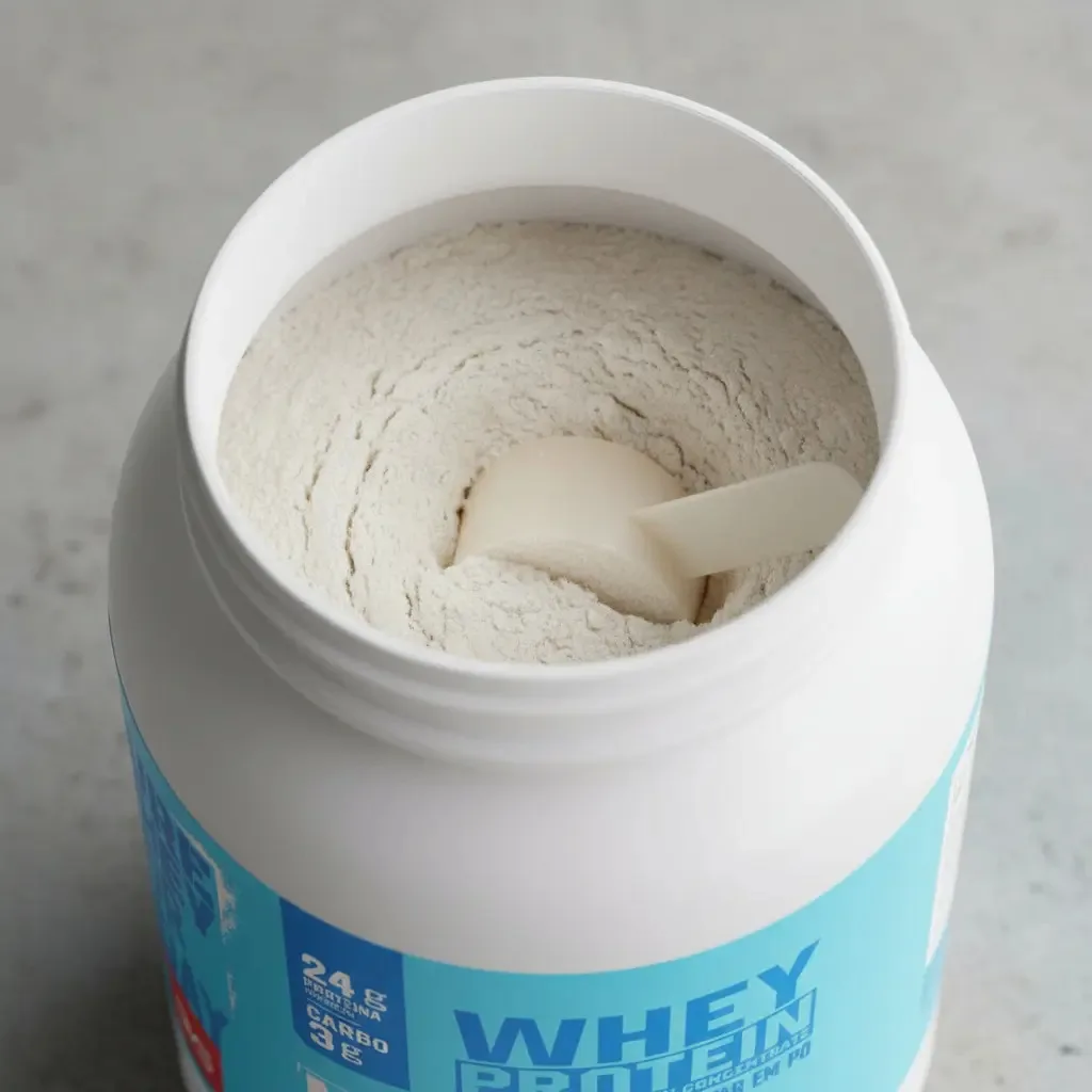 100% Whey Protein Concentrado 900g Sabor Natural - Proteína 100% Pura - 3VS Nutrition