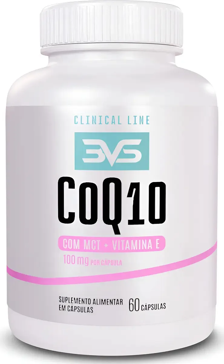 Coenzima Q10 Ubiquinol - Fórmula Avançada com 100mg de Coenzima por Cápsula MCT e Vitamina E - 60 Cápsulas
