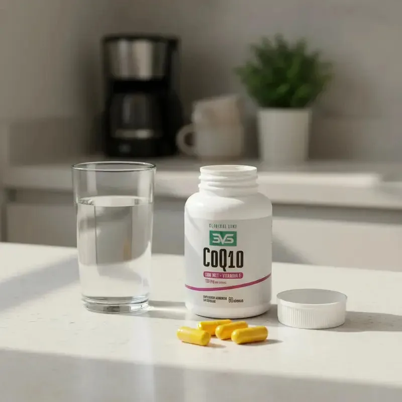 Coenzima Q10 Ubiquinol - Fórmula Avançada com 100mg de Coenzima por Cápsula MCT e Vitamina E - 60 Cápsulas