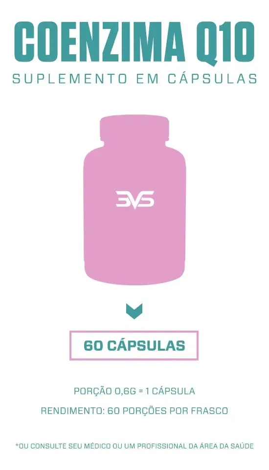 Coenzima Q10 Ubiquinol - Fórmula Avançada com 100mg de Coenzima por Cápsula MCT e Vitamina E - 60 Cápsulas