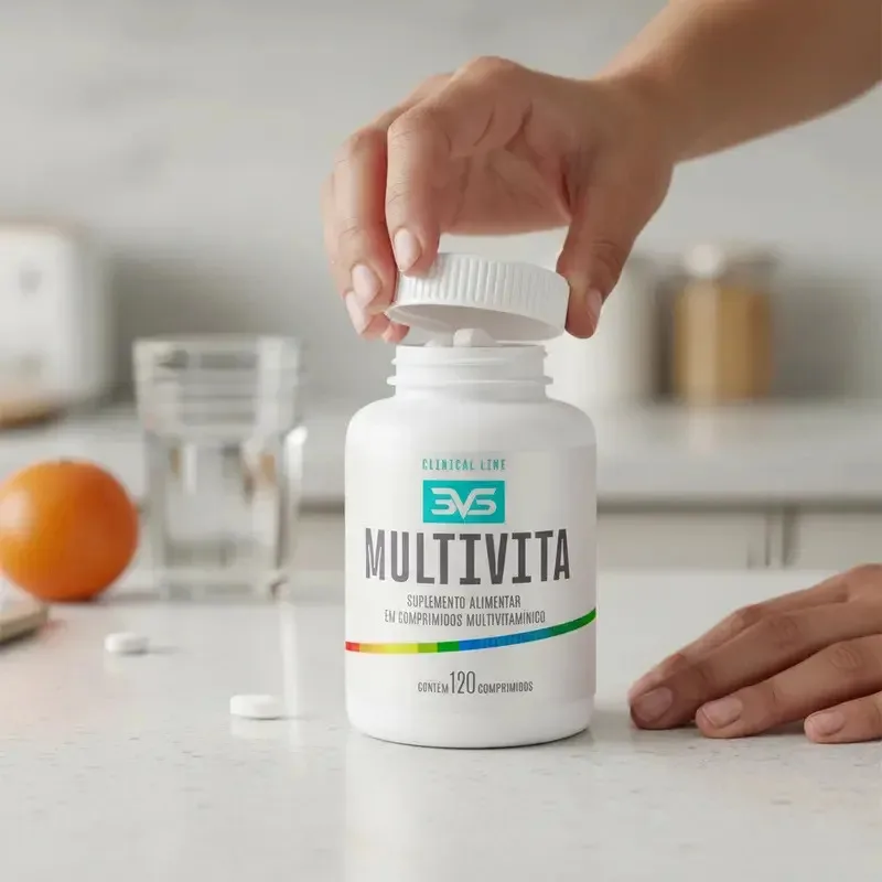 Multivitaminico de A a Zinco - Polivitamínico Com Fórmula Avançada E Concentrada - 120 doses