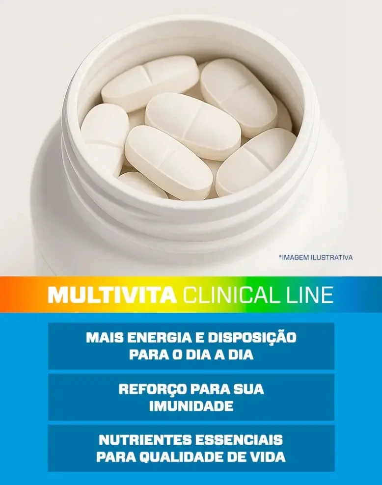 Multivitaminico de A a Zinco - Polivitamínico Com Fórmula Avançada E Concentrada - 120 doses