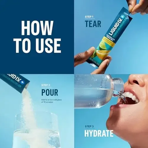 Liquid Iv® Hydration Multiplier® Mais Vendidos - Limão, Mara