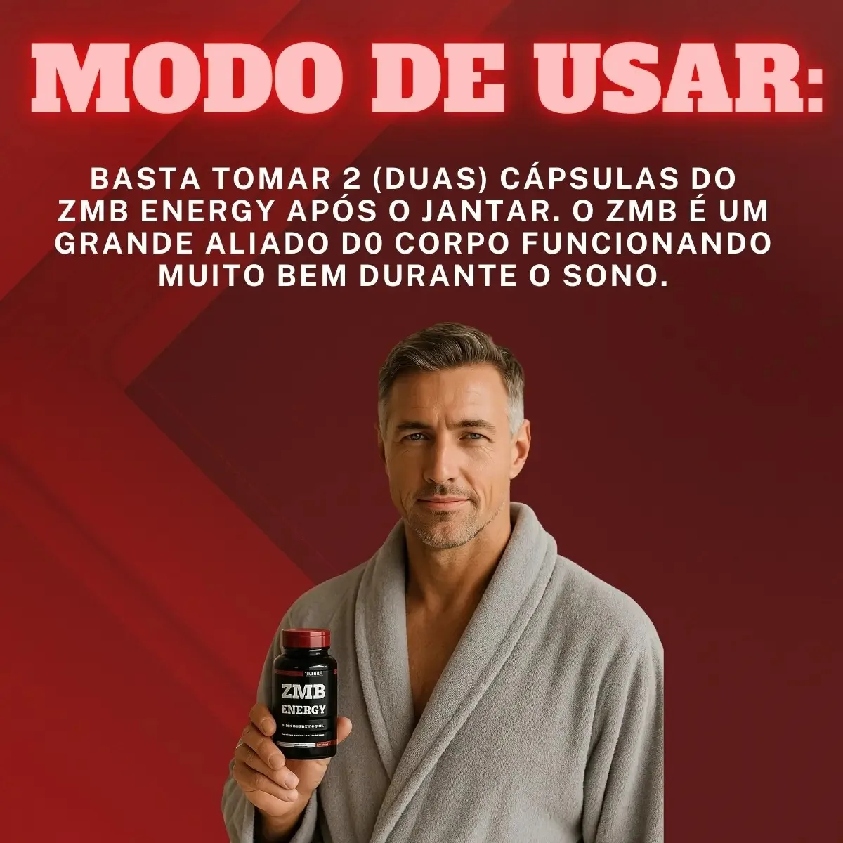 Suplemento Masculino Natural Energia Diária 60 Cáps / 1000mg