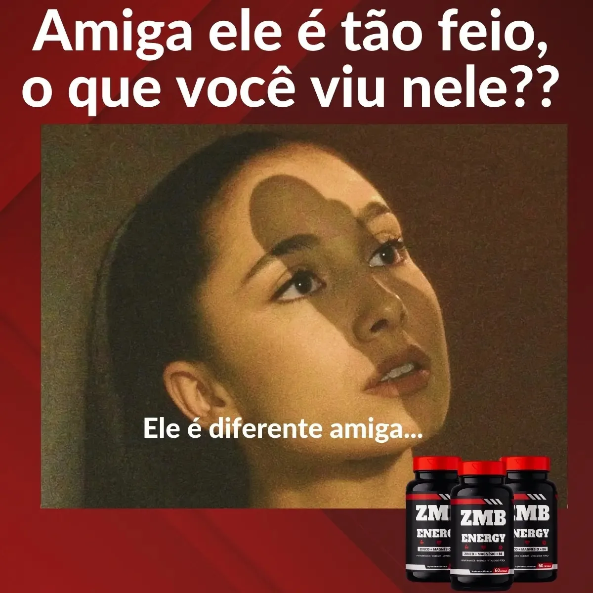 Suplemento Masculino Natural Energia Diária 60 Cáps / 1000mg