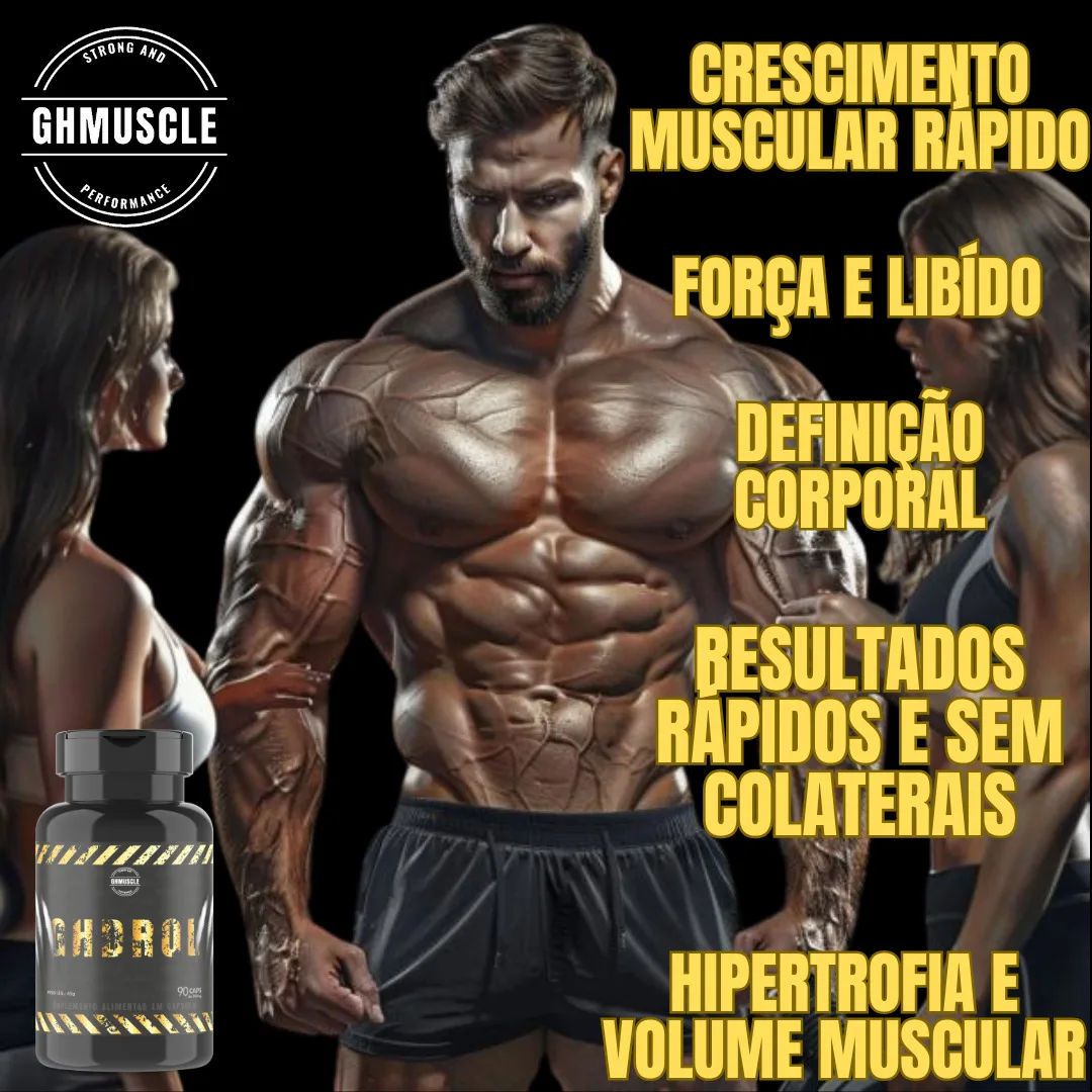 1 Gh Drol - Potencializador Muscular De Crescimento
