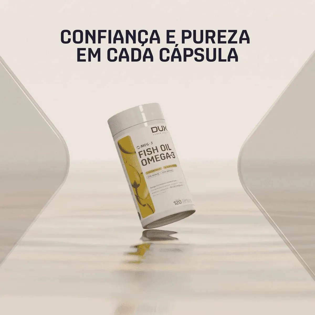 Fish Oil Ômega 3 Sem Sabor 120 Cápsulas – Dux Human Health