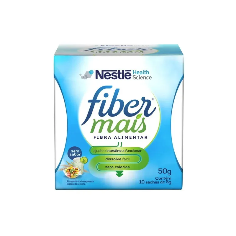 Regulador Intestinal Fibermais Sem Sabor 10 Sachês Nestlé Sem Sabor