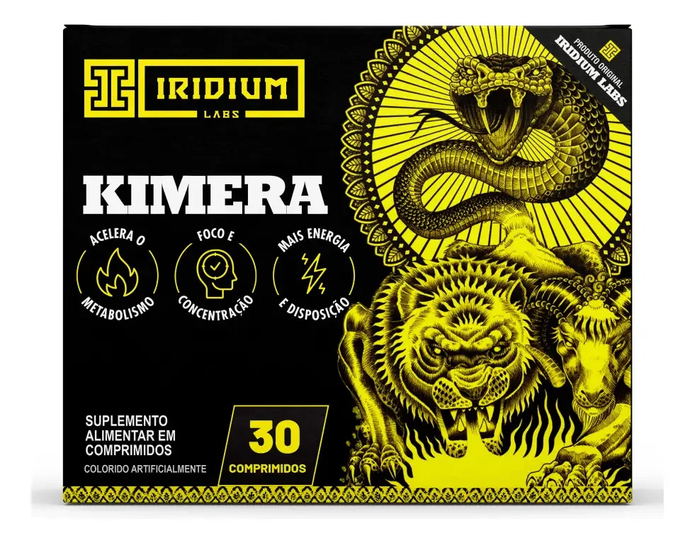 Kimera Thermo - 30 Comps - Termogênico Iridium Labs Sabor Sem sabor