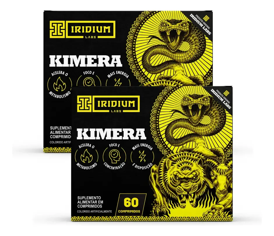 Kit 2x Kimera Thermo - 120 Comps - Termogênico Iridium