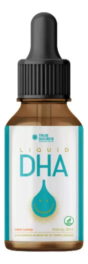 Multivitamínico Dha Liquido 30 ml True Source Sabor Laranja