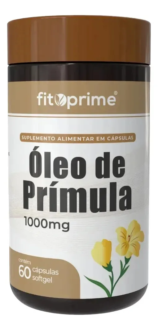 Óleo De Prímula 1000mg 60 Cápsulas Fitoprime Sabor Sem sabor