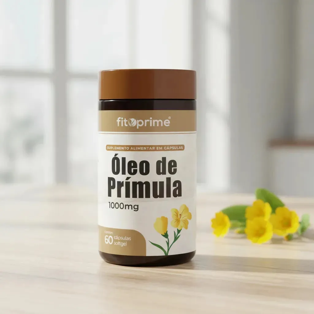 Óleo De Prímula 1000mg 60 Cápsulas Fitoprime Sabor Sem sabor